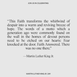 Chelsea Smith Instagram - As we remember MLK today and his legacy, we’re inspired to continue working towards equality and justice wherever we can. #MLK