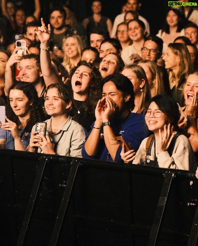 Chelsea Cutler Instagram - thank you so much australia for these shows, our first time here but certainly not the last. thank you for all the love, we are eternally grateful <33333