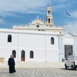 Chelsea Kane Instagram - Snapshots from Tinos: 1. Our beautiful villa in Agios Fokas //2. Marathia Tavern//3. A giant //4. The little church we discovered on the property where we were staying//5. Dovecote//6. Back at Marathia//7. Perusing the port//8. Thinking about Marathia//9. Panagia Evangelistria (where we saw several pilgrims crawling on their hands and knees from the port all the way to the church on the top of the hill)//✌🏻