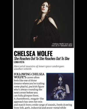 Chelsea Wolfe Instagram - my new album comes out this Friday! 🥚
here’s some recent features - links in stories 🤍