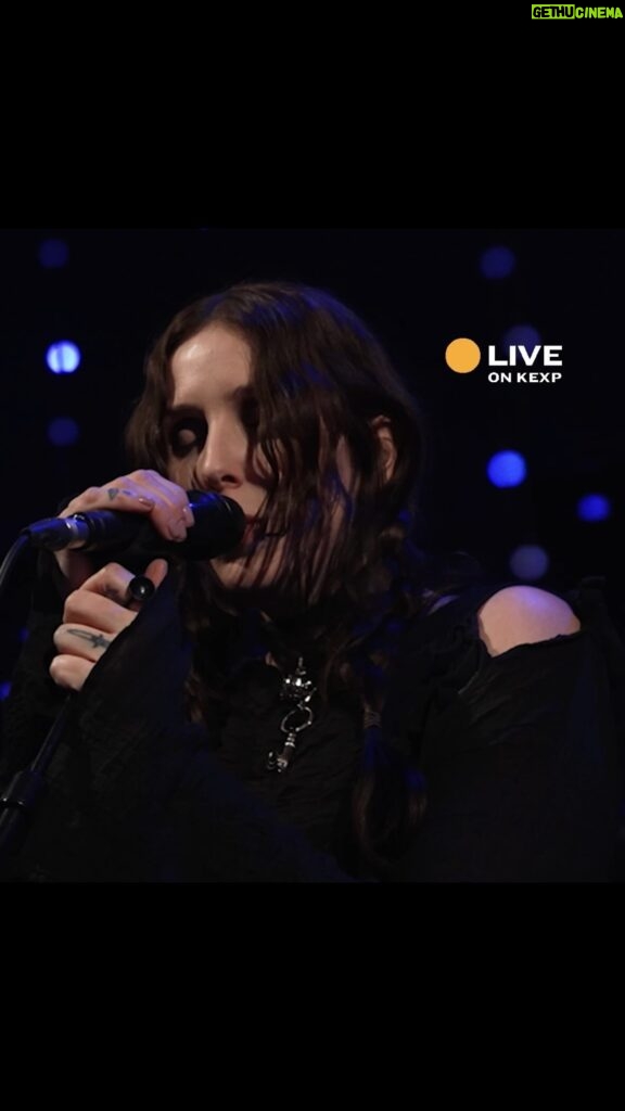 Chelsea Wolfe Instagram - KEXP session is up on YouTube 🎙️ @kexp #kexplive #kexp #liveonkexp #shereachesouttoshereachesouttoshe #chelseawolfe #worldgothday #cutthecord #cutthecords #witchmusic