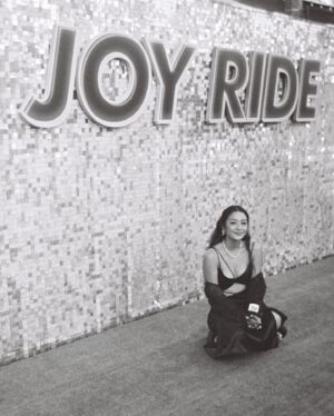 Chelsea Zhang Instagram - J O Y R I D E ✨💕 🤝 & then LOVE IN TAIPEI SOON on Paramount Plus!

(I’m not in joyride…but yes I am in Love in Taipei on Paramount Plus!! 

Out in theaters NOW! go see it!!

Feeling represented & seen. It’s SUCH A FUN movie 😩 & everyone went above and beyond the assignment (very Asian)🫡 so proud 💕 

@joyridemovie