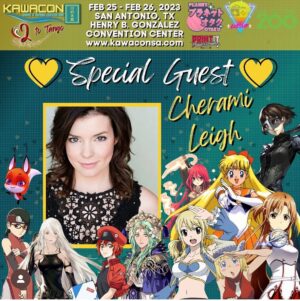 Cherami Leigh Instagram - See you soon #SanAntonio! So excited for @kawaconsa!