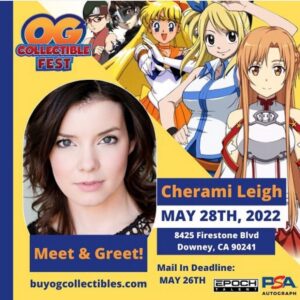 Cherami Leigh Instagram - This Saturday I’ll be at @ogcollectiblefest in Downey, CA! Come stop by, I’d love to see you! #ogcollectibles