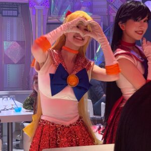 Cherami Leigh Instagram - In honor of #sailormoonredraw I am sharing some  throwback Sailor Moon pics and videos I have not shared with you guys! First up- here are some pictures from my first night in Tokyo last year at #ShiningMoonTokyo! It was an amazing dinner theater experience. I’ll share some pictures of the food we ate in my story. 💞🌟