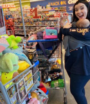 Cherami Leigh Instagram - Thanks to all of you wonderful LIGHTS that bought shirt to celebrate my collab with @cloverpuffart, we were able to donate over $600 in toys to the local firestation to distribute toys around the Los Angeles area. We also made a financial donation to a local children’s hospital (the hospital pointed us to the firestation for the toy donation). I LOVE getting to give back and share the joy of imagination and play each year and I LOVE getting to share this experience with you all and NOW getting to share it with my daughter. She LOVED her first toy donation experience but she was too tired from buying the toys to drop them off and meet the firefighters. Maybe next year 😉