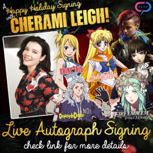 Cherami Leigh Instagram - You’ve been asking for a virtual signing and here it is! I’ll be signing here live on Sunday December 10th starting around 10am PST. Check out streamily.com/CheramiLeigh for autograph info and I’ll see you on 12/10!