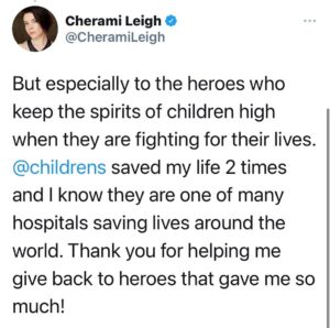 Cherami Leigh Instagram - Thank you so much! ❤️ Happy Happy Holidays!