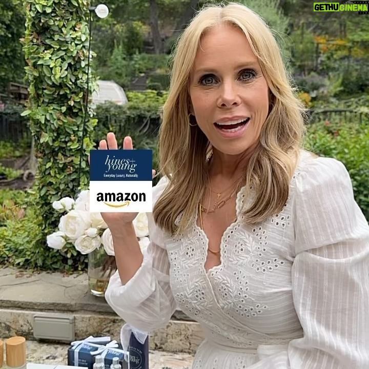 Cheryl Hines Instagram - ✨ Exciting news! Hines Young official Amazon store is now live! 🌿 Receive your affordable & luxurious destination-inspired body creams & candles ASAP with Prime shipping. Click the link in bio to shop now! Swipe for the outtake😉 #Amazonprime #Bodycare #summerskincare #selfcare #naturalskincare