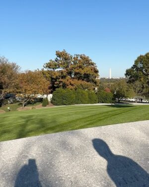 Cheryl Hines Instagram - Here's a collection of some images from our recent trip to DC. It was moving to visit the house where Bobby grew up - Hickory Hill and especially emotional visiting Bobby's father's and uncle's gravesites at the Arlington National Cemetery. 
Taking a moment to honor so many loved ones we've lost. 💙