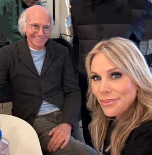 Cheryl Hines Instagram - That smile. The one and only. Larry David. 🤍 countdown to the final season premiere is on! 

#curbyourenthusiasm #curbclips #finalseason #larrydavid #hbomax