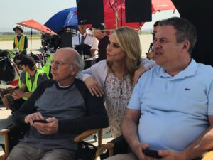 Cheryl Hines Instagram - Is this really happening? The last season of Curb Your Enthusiasm is airing now! Sun nights on HBO. Streaming on MAX 
You can't look away.
#larrydavid #jeffgarlin #curbyourenthusiasm #bts
