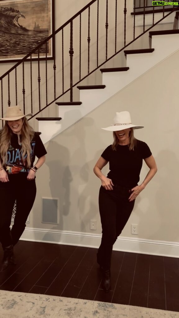 Cheryl Hines Instagram - Ummm. My niece, Kailey and I celebrate @beyonce by putting on boots & a sunhat & nailing this dance. You're welcome. #texasholdem