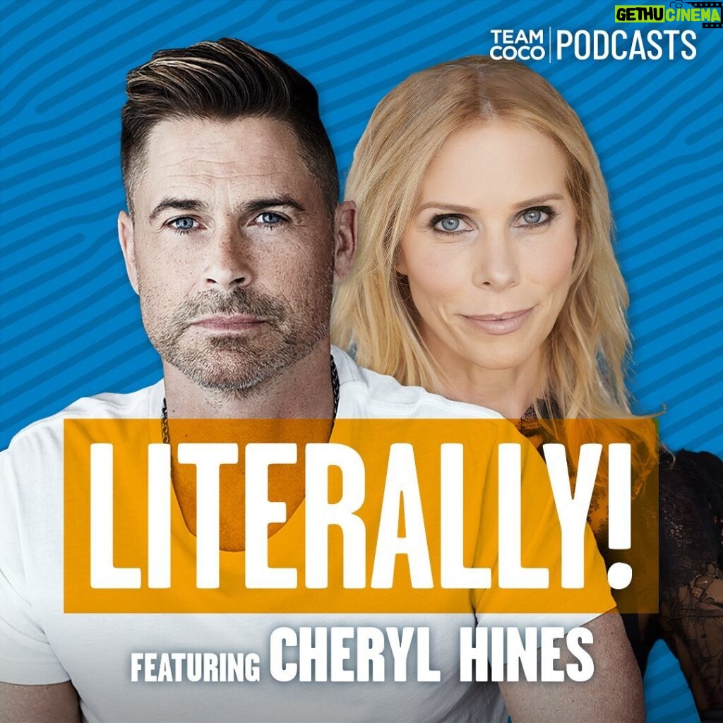 Cheryl Hines Instagram - Today on #Literally Cheryl Hines joins Rob to discuss the final season of #CurbYourEnthusiasm, Larry David’s run-in with Elmo, Cheryl’s mom’s birthday at Thunder Down Under, and more. Listen at the link in bio.