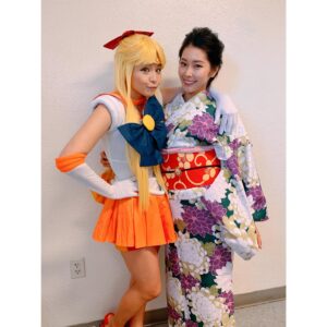 Chikako Fukuyama Instagram - また今年もOC JAPAN FAIRで @misono_koda_official に会えたよ♡ 今年は @edenkai_official も一緒に会場盛り上げてくれました😀
私は着物モデルとして参加させて頂いて沢山の人に会えて嬉しかったです💕
Thanks for having me @ocjapanfair .
#japan 
Kimono coordinated by @kimono_bloom