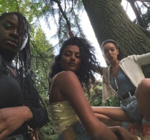 Chinenye Ezeudu Instagram - Sitting in a tree, K-I-S-S-I-N-G. First come love, then comes marriage...