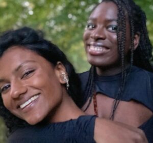 Chinenye Ezeudu Instagram - Sitting in a tree, K-I-S-S-I-N-G. First come love, then comes marriage...