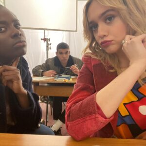 Chinenye Ezeudu Instagram - Let’s get serious, we’re talking Tits!  This #BreastCancerAwarenessMonth, @StellaMcCartney and @SexEducation want you to add some TTT to your regular routine: use the Toilet, brush your Teeth, check your Tits!
 
Need a daily reminder? Get the limited-edition TTT t-shirt I’m wearing at stellamccartney.com. For every tee purchased, the #StellaCares Foundation will donate a Louise Listening post-mastectomy bra to a woman who needs it.
 
#BCA #SexEducation #BreastCancerAwareness #StellaMcCartney
Swipe for a lovely surprise x