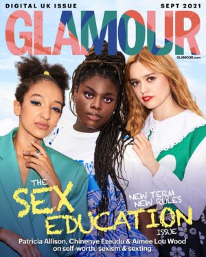Chinenye Ezeudu Instagram - Your girls a cover star and bitch… I put the base in that walk!!! Huge Thank you to Editor-in-chief @deborah_joseph
Photographer @jollyvision 
Hair and Makeup @kevinfortune_london  Styling @millermode  @glamouruk @glamourmag  link in bio