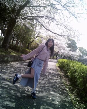Chisaki Morito Instagram - 桜の季節十分に楽しんだ！！！🌸
　
　
　

#トイカメラ 
#キッズカメラ 
#ちさきふく