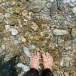 Chitrashi Rawat Instagram - Reaching to this water stream was so worth it .. had to trek down the steep valley for about 2.5 kilometres 🌻 . . #chitstravels