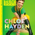 Chloé Hayden Instagram - She’s a cover babyyyyy 🐸 My cover issue of @bigissueaustralia is out now and it’s truly one of the most exquisitively written articles and interviews I’ve ever had (because of course it is, autistic excellence remains in play in the form of journalist @siraimeeknight). Go grab your copy 💛 📸: @benjihardwick