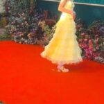 Chloé Hayden Instagram - I truly and utterly can not explain the utter joy and magic that was the Bridgerton premiere; as a teenager who wore her princess dress every day because it felt safer to play pretend than it did to be herself, getting to dress up as a princess again, but as completely and confidently Chloé, was truly something. What an honour to be invited, to play princess, to watch the first episode of Bridgerton (guys, you are NOT READY for this season I am TELLING YOU). I truly have lucky girl syndrome. I have to pinch myself every day. Thank you thank you thank you @netflixanz @bridgertonnetflix for inviting me Dress: vintage gown courtesy of @venus_and_rose_photography Shoes: @fluevog MUA: @ellajeanhairandmakeup
