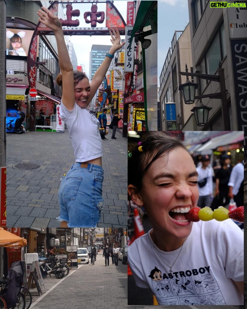 Chloé Hayden Instagram - T-shirt caption on slide 1 is exactly how I’m feeling after our first week in Tokyo 🥺