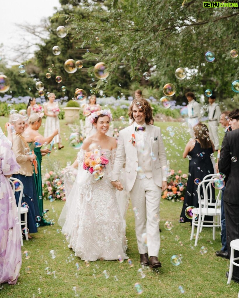Chloé Hayden Instagram - Heartbreak High star Chloe Hayden and her partner Dylan Rohan invited marie claire to attend their gorgeous fairytale wedding in January this year. The actor says, “We knew that we wanted it to feel like us above anything.” And her new husband agreed, “We wanted it to feel like a party.” To see all the stunning photographs and read about their romantic love story, check out the link in bio and the new issue of #MarieClaireLifestyle, on sale now. Photography: The Couples Photographer, Nick Watson (@weddingswithnick)