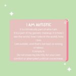 Chloé Hayden Instagram - Correct autism terminology is something that allistic folk tend to be incredibly uncomfortable with; they’ve learned ‘politically correct’ terminology based on what they believe, without actually considering what they’re actually saying, or the impact it has on the autistic community. I’ve been in the public eye for some time now, and rarely have I had an interview where the interviewer simply says ‘autistic’, always bouncing between various other filler words, because our social understanding of autism is scary, wrong, taboo. I am autistic. Journalists, interviewers, media professionals that follow me; if you’re going to discuss the fact that I am autistic. I ask of you to simply say the word. It’s okay, the world isn’t going to explode. (But I might if I see one more article saying that I ‘suffer’ or ‘live’ with autism)