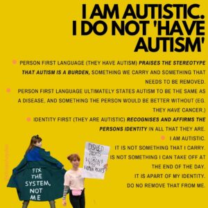 Chloé Hayden Instagram - Autistic people exist this month and every month.
We can not have awareness without education and acceptance.
So, a little reminder of how you can actually support autistic people. Not just in April, but always.