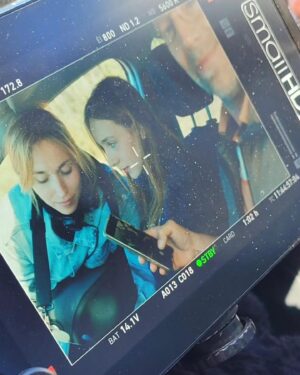 Chloé Jouannet Instagram - WRAP ❤️ 
Merci à toute mon équipe extraordinaire et particulièrement à Yoann Scherb qui m’a fait confiance il y a 1 an pour faire ce film. Merci à mes acteurs d’amour. ♾️ et of course ma reus toujours là @zoemarchal 
@nolitacinema @yosch89 
🎬@naomiamarger (best dop) 
🫶🏼@caro_stefanucci
