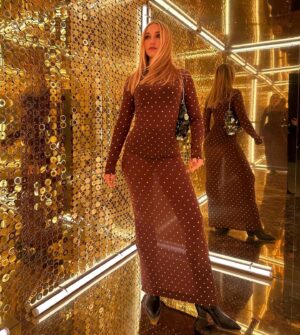 Chloé Jouannet Instagram - @rabanne night ⛓️🍂