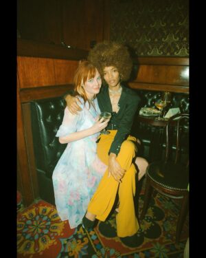 Chloe Dykstra Instagram - So let’s dance this last dance. (Fun fact: My outfit was a modified swimsuit from the 1970’s). #NightFeverLA