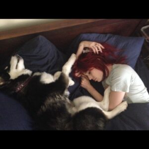 Chloe Dykstra Instagram - Firmly(ish) in my 30’s, I recently looked back on my life and have discovered that the actual love of my life has really been Laika all along. 

Happy 7th birthday, best girl.