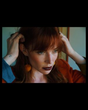 Chloe Dykstra Instagram - Hey look, it’s one of these posts. This blazer features every best color ever made, and I swooped in and nabbed it from @advanced_thrifting before anyone else could call dibs. Anyway, Laika and I are going out of town on a road trip movie adventure this week (no apocalypses involved) and if I see something cool I’ll share it on stories. Have a good Tuesday bye 🚐
