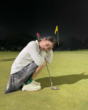 Chollatorn Pratchyaroongroj Instagram - Night golf calling ⛳️🌝 #jamsgolfjourney