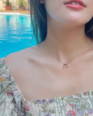 Chollatorn Pratchyaroongroj Instagram - On cloud nine with my Valentine 💖 #YouAreDiamond #PromiseCollection #AnantaJewelry #อนันทา
