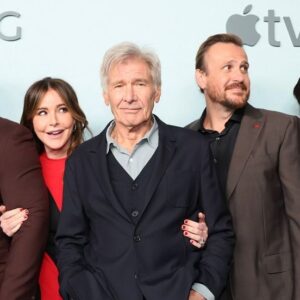 Christa Miller Instagram - 1 year ago today #Shrinking came out and nestled itself into your lives & your hearts! This show has been such a joy to work on, not only as an actor, but as a music supervisor. I can’t wait to reunite with these goofballs again as we start shooting season 2 ✨ Here we go again!
