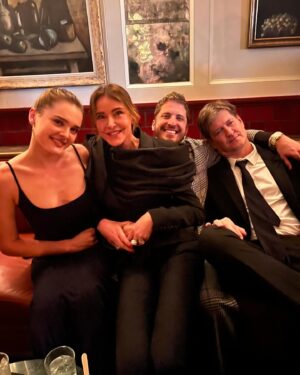 Christa Miller Instagram - Emmys was fun, but the after party with my Shrinking family was the most fun! 🪩 💃🏼🥂✨