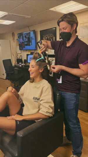 Christel Khalil Instagram - Friday Mornings in Hair & Makeup 💄.

#youngandtherestless @youngandrestlesscbs