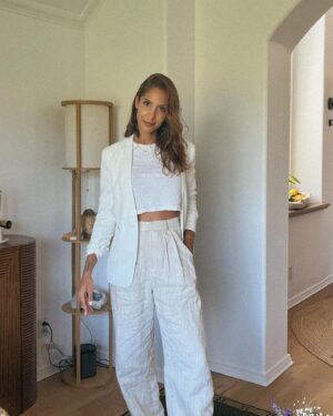 Christel Khalil Instagram - I’m ready for summer in my summer color palette!

Outfit Details Tagged.
