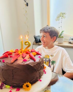 Christel Khalil Instagram - 12?! Where did the time go. Happy birthday to my little man. 💞👩‍👦