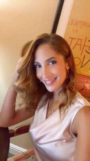 Christel Khalil Instagram - Channeling my inner Moira ✨

#bts #youngandtherestless @youngandrestlesscbs