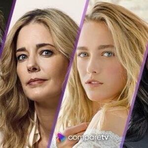 Christina Moore Instagram - TV husband and daughters. One of us has a few redeeming qualities. Guess who? 

#casagrande 

Tomorrow on @amazonfreevee and @amazonprime 

May 1st 

#family #drama #clarkman #upstairsdownstairs