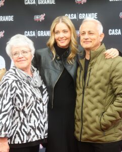 Christina Moore Instagram - What a week!!!! #casagrande dropped on @amazonfreevee & @amazonprime. Limited series TV. Two premieres (LA & Petaluma) 

Thanks to my mom for being the best date.  Thanks to all who came to support this project. Thanks to the creators @aliafsharesx, @laurenswickard, @avarettke and @alexranarivelo for making Susanna Clarkman such an evil joy to play. 

Cheers to all of my cast mates - you’re brilliant. 

And lastly always bring a pashmina with you - it might make an impromptu umbrella ☔️ 

Makeup @sheilaharrismakeup 
Dress @toccin.official 
Shoes @louboutinworld 

#casagrande #amazon #series #drama #family #bilingual #redcarpet #premiere #teamwork #california #celebration #ladyinred