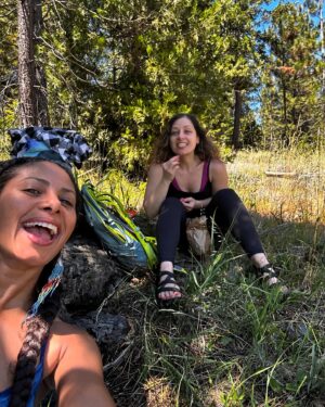 Christina Moses Instagram - this land. these people. thank you for holding this tender heart so sweetly. i’m eternally grateful. somehow even for the clown fly and fire ant who bit me in places that shan’t be named. ouch. 
@headwatersoutdoor i love you all so very very.
thank you @kendra_cunov forever, thank you. 
#earthcaretakerway