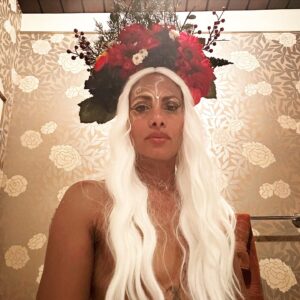 Christina Moses Instagram - earth witch bathroom selfie.