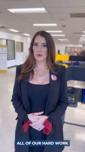 Christina Pascucci Instagram - A truly surreal day 🗳️ We are just getting started.