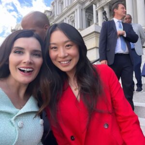 Christina Pascucci Instagram - My first night away from Alessandra 😭 but I am trying to make her proud at the White House! 🇺🇸

Our group is being recognized for its efforts to transform the foster youth experience.

One of my life goals is to see the foster care system revolutionized. I believe our failed system is the root cause of so many other issues. Half the homeless population and 75% of the incarcerated were in foster care. The good news is there is a lot of movement and exciting changes on the horizon. These kids deserve it! Their past is their strength and they are super heroes! Can’t wait to share more from DC.

Thank you to my dear @jenprincipestyles for helping me dress for the occasion!